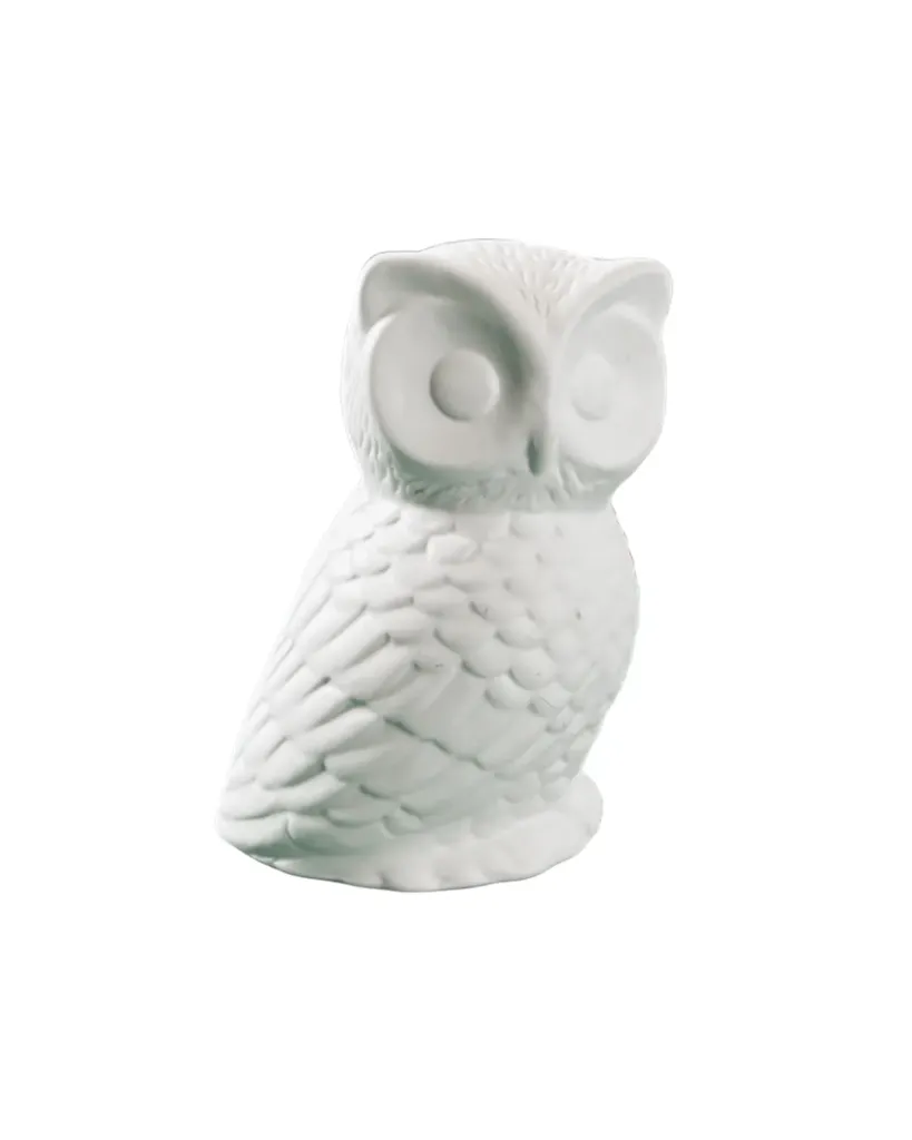 Pyntefigur ugle hvit