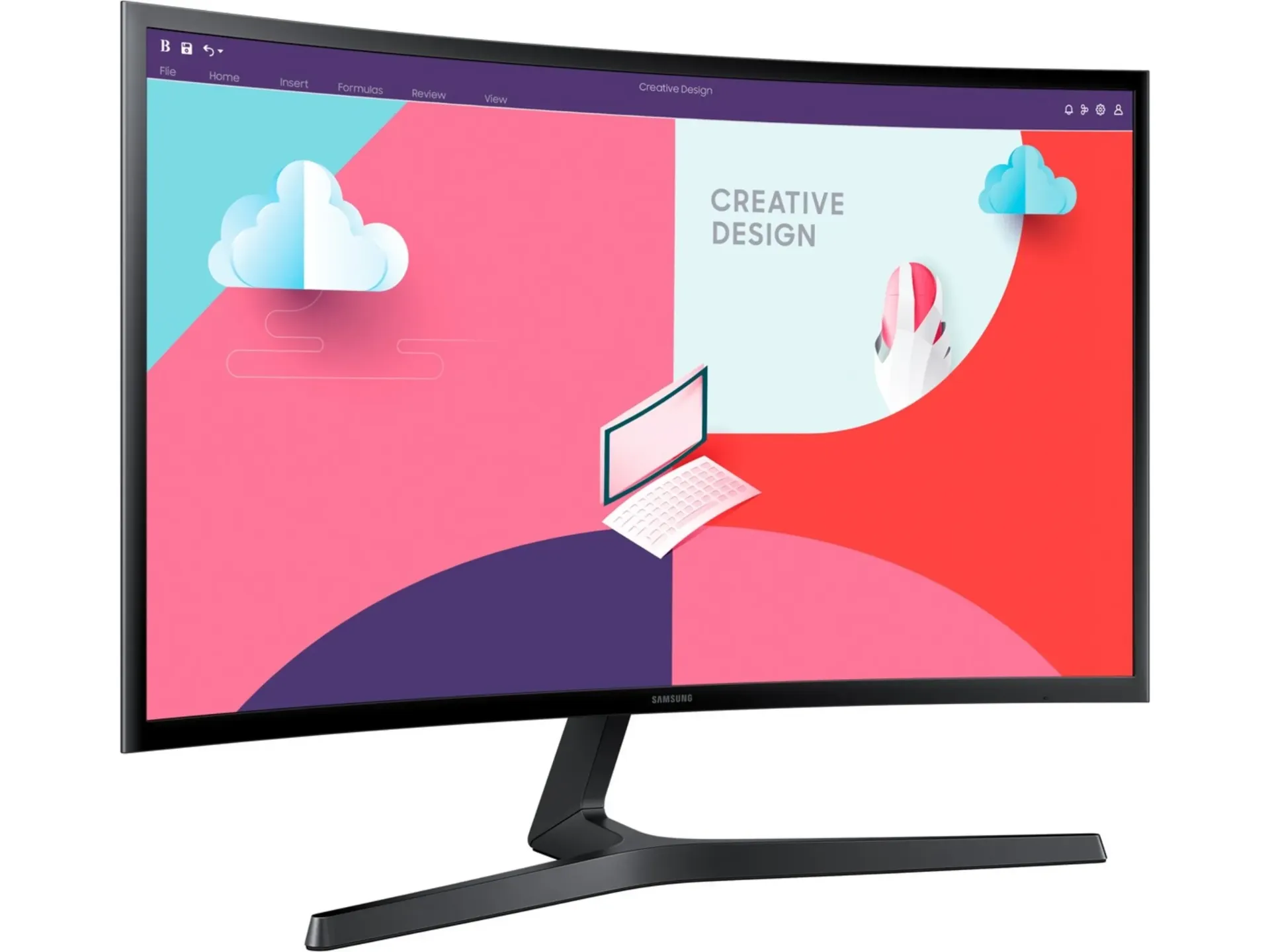 Samsung 27" Curved PC skjerm S27C366 (Fra Komplett)