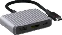 Unisynk 3-Port USB-C hub - Grå (Fra Elkjøp)