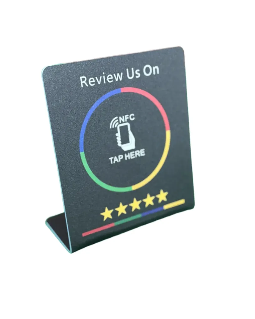 Google Review Stand - Svart
