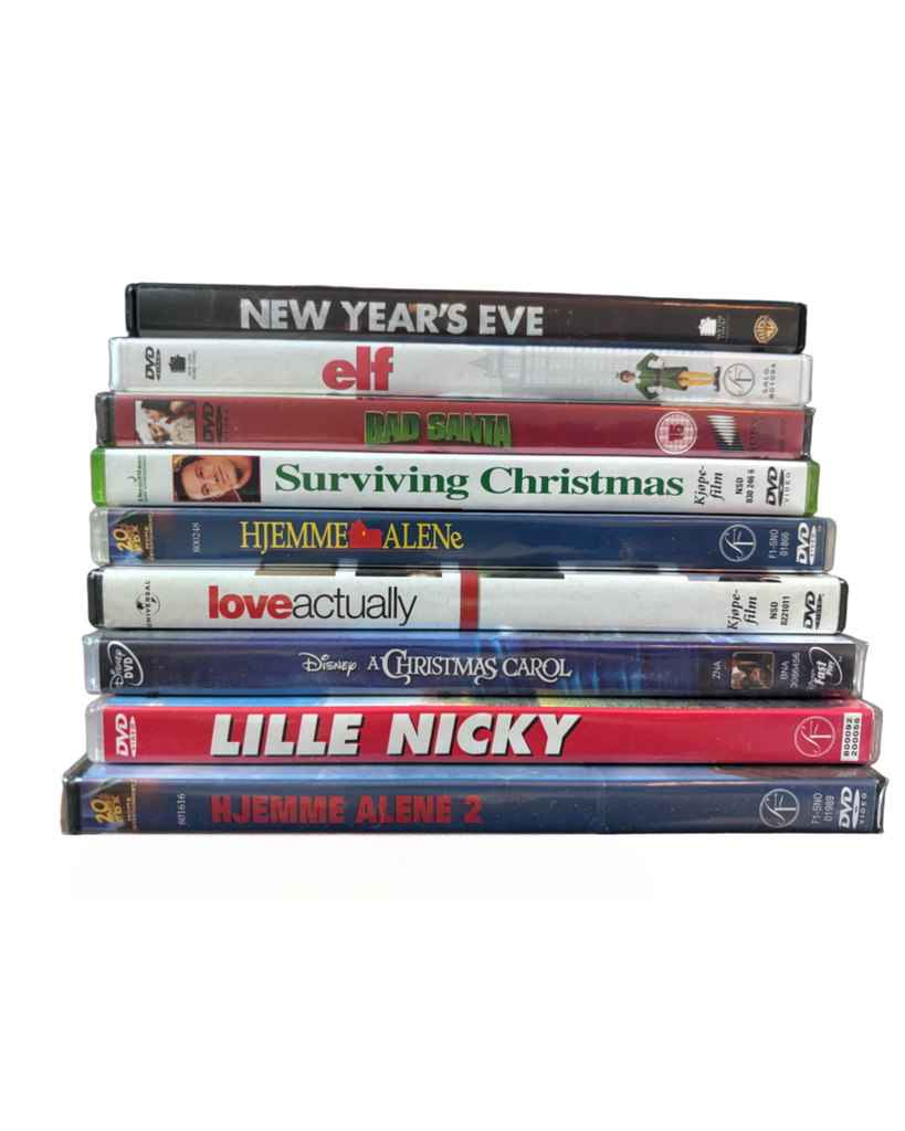 Julefilmer 9stk