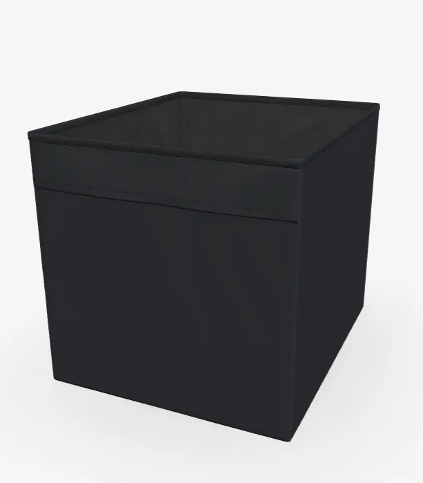 Oppbevaringsboks svart