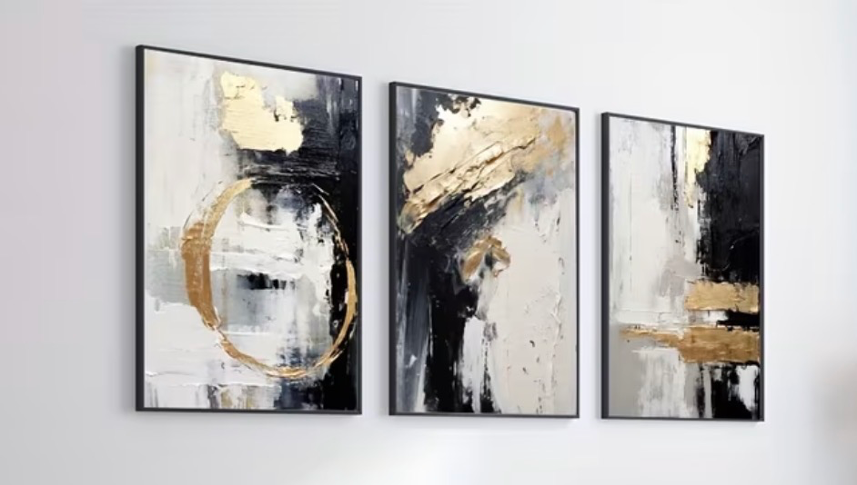 Bilde - 3 deler hvit