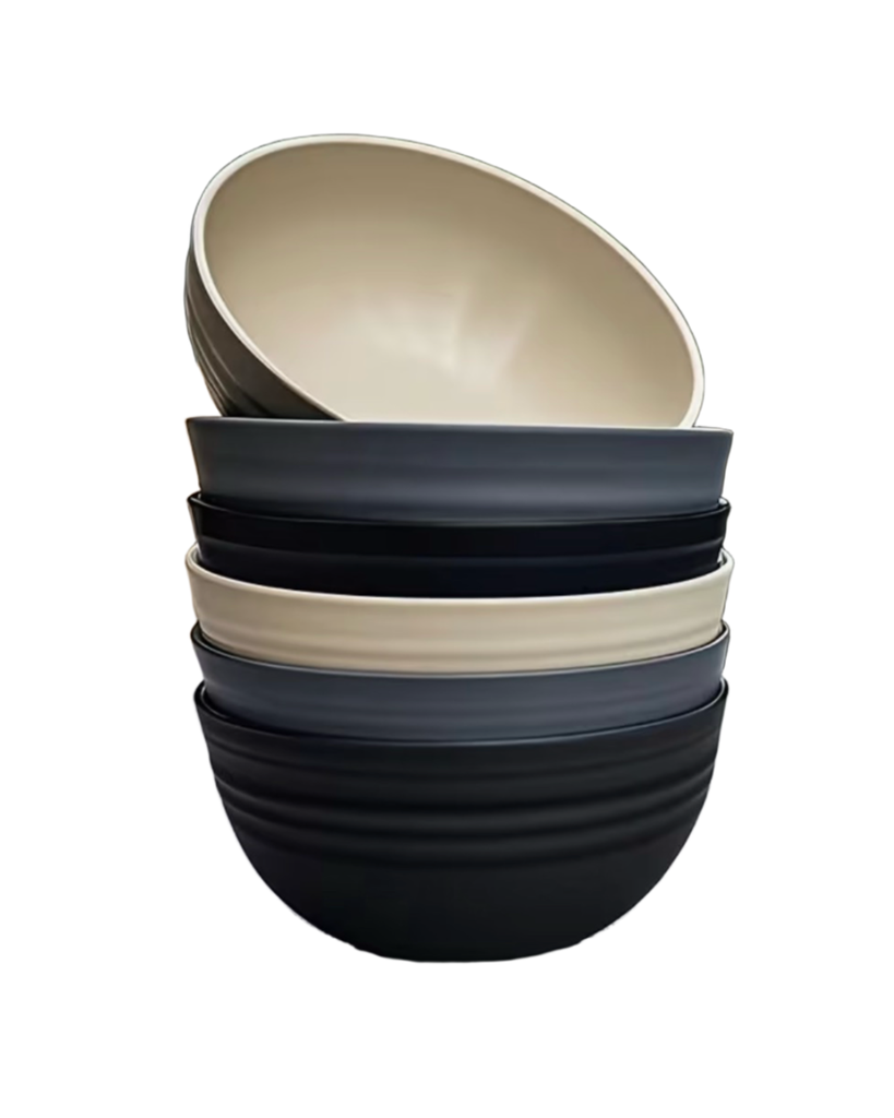 Skåler i forskjellige farger (Beige)