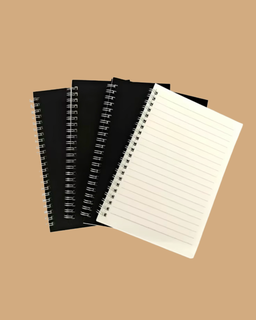 Notatblokk A5 (svart)