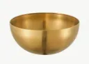Skål i gullfarge