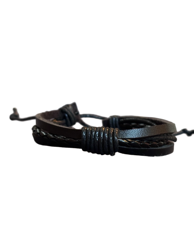 Armbånd E - brun & svart
