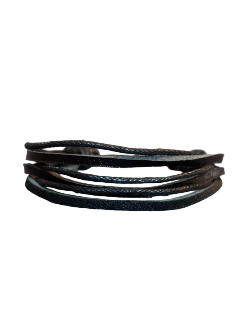 Armbånd B - brun & svart (Brun)