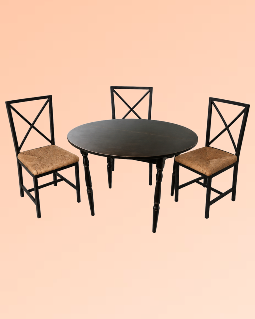 Spisestuesett - Bord + 3stoler